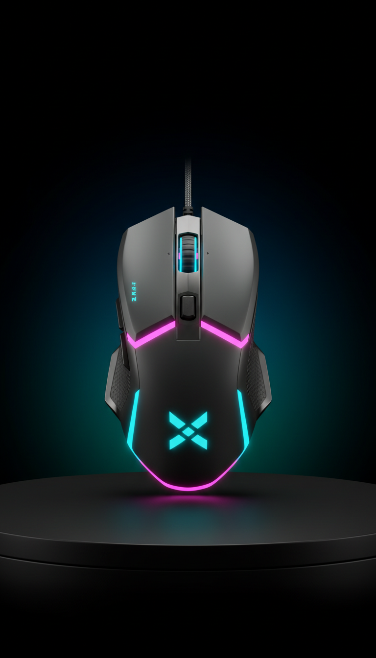 Precision Gaming Mouse With Matte Grip