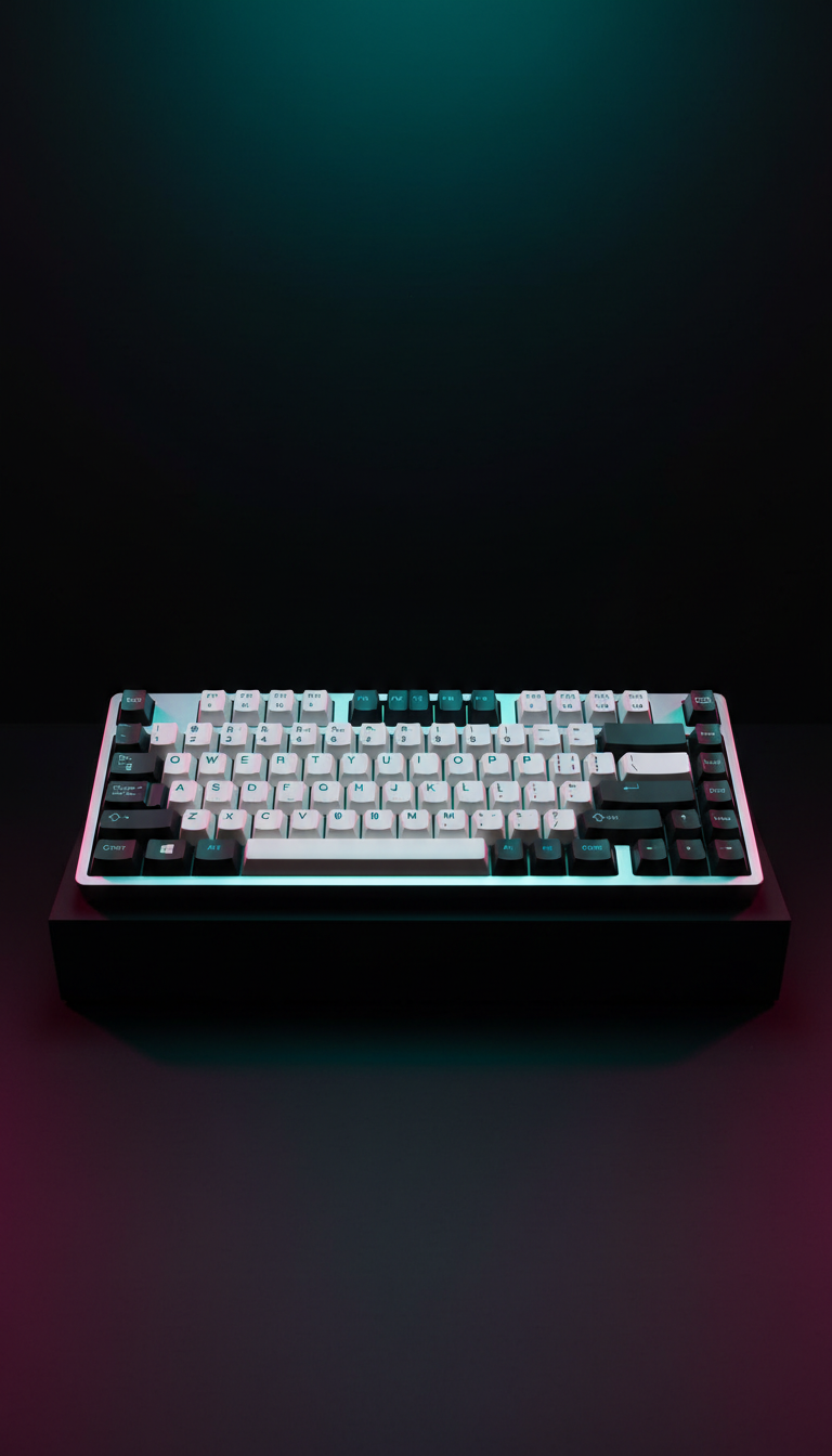 Ultra-thin Mechanical Keyboard With Brushed Aluminum